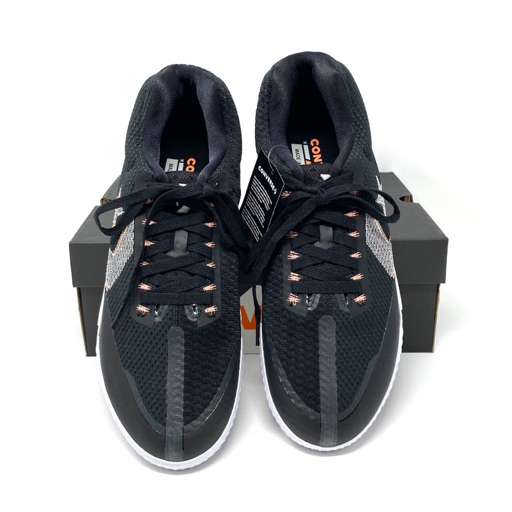 Converse AS BB Evo Mid Mesh Black Hi Vis Sneaker M - Picture 4 of 10